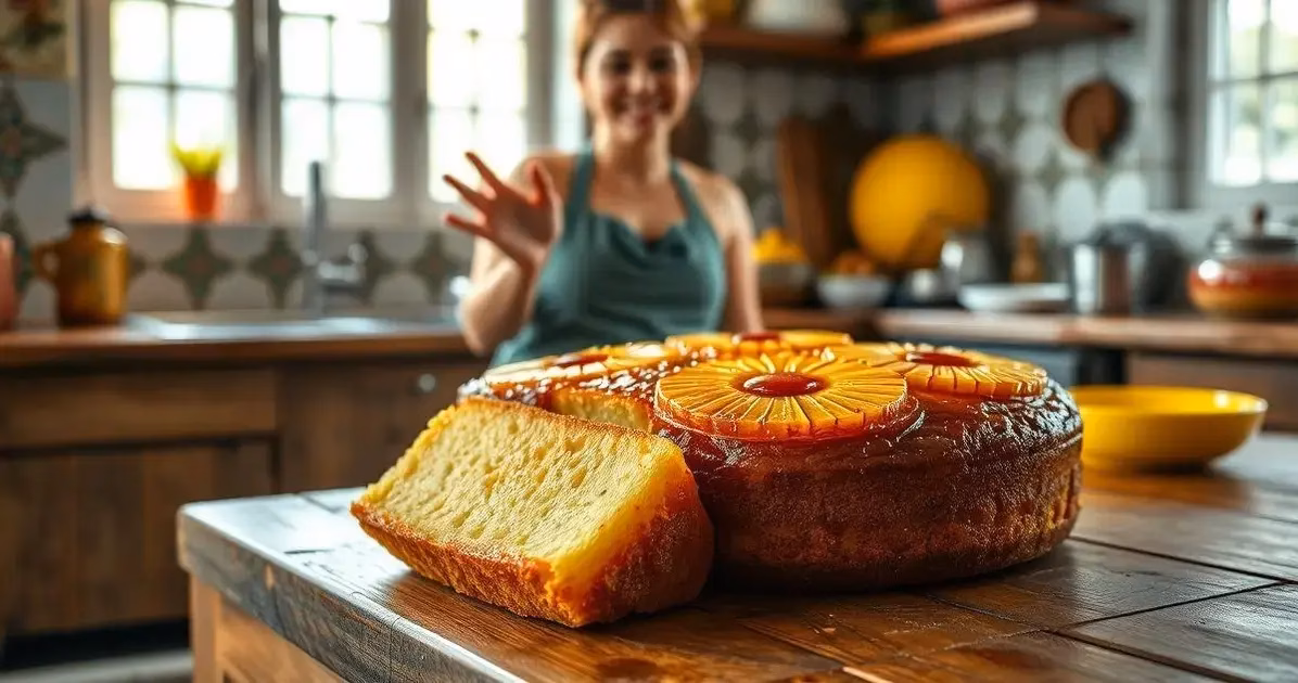 bolo de abacaxi