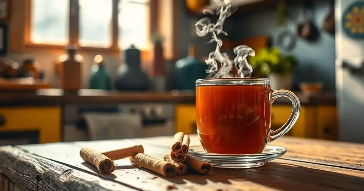 chá de canela