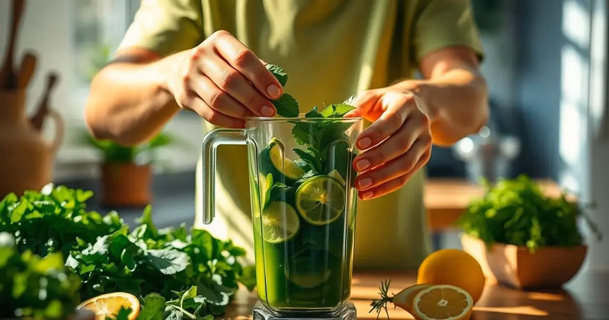receita de suco verde