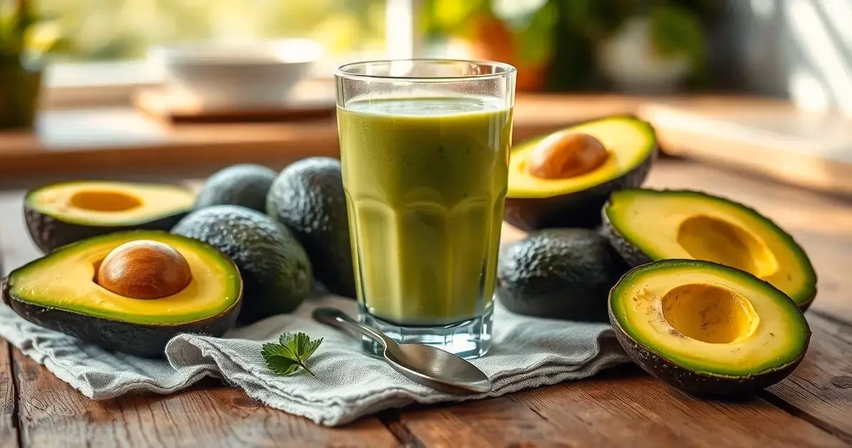 vitamina de abacate